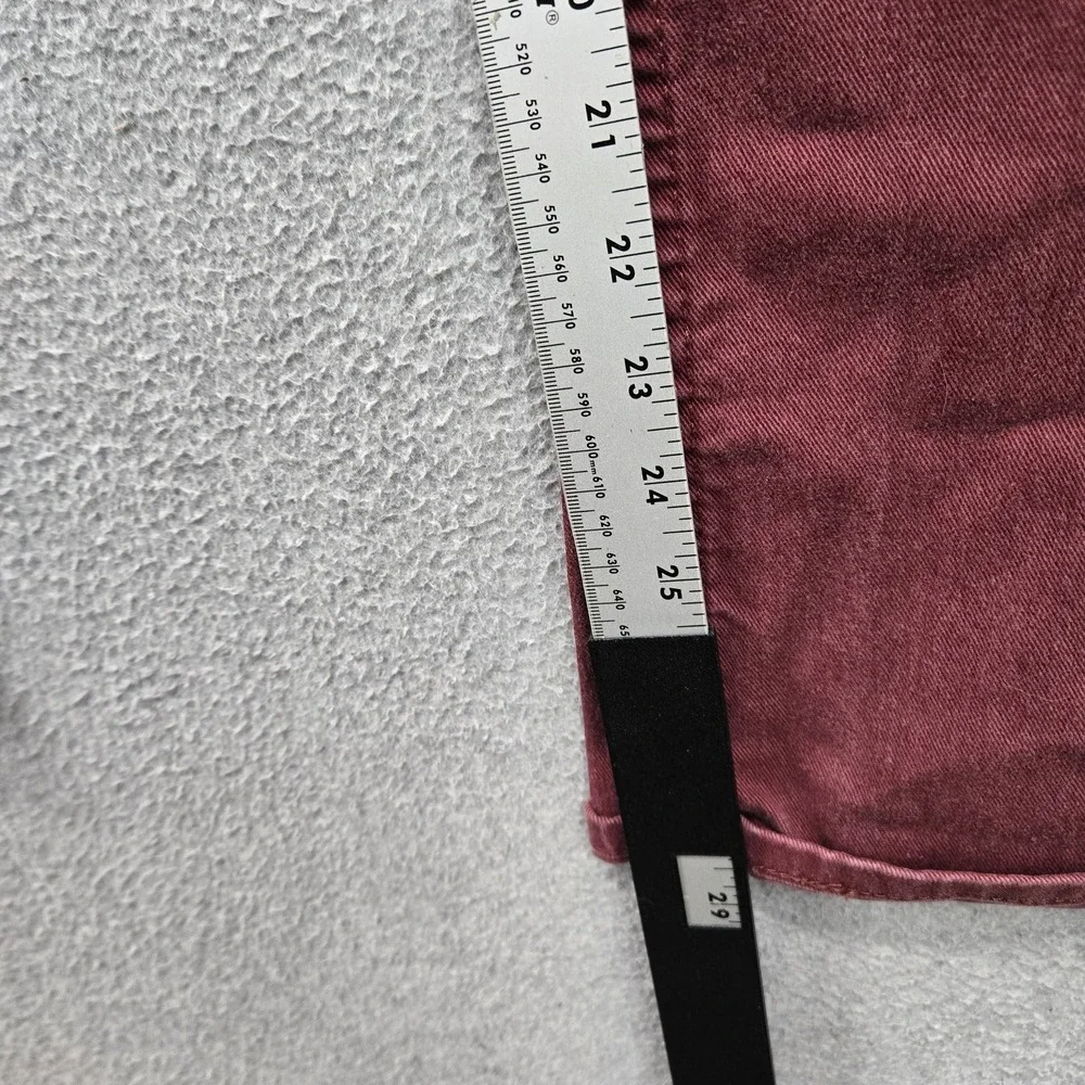 Levi's 511 Men Jeans 34X32 Burgundy Denim Slim Fit 29